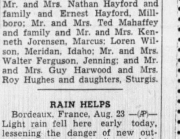 Clipping from Rapid City Journal